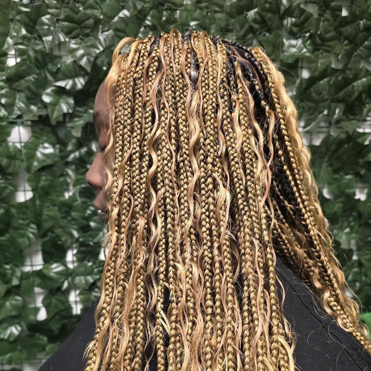 Boho Knotless Box Braids